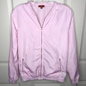 7FAM Pink Lightweight Windbreaker